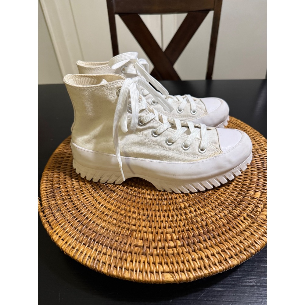 Converse All Star Lugged 2.0 High Top White Platform A00871C Womens 7.5 - Picture 4 of 8